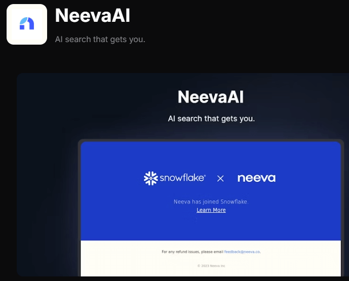 Neeva AI is an innovative search engine that uses AI to improve your search experience. Its ad-free environment lets users focus on relevant results.