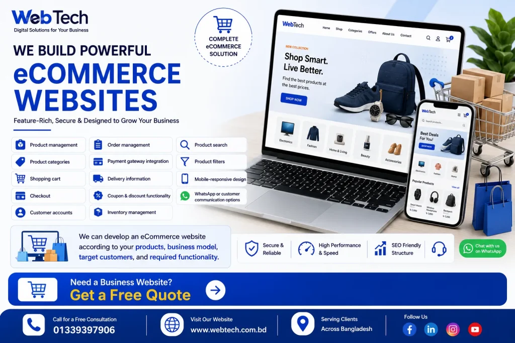 eCommerce Website Development in Bangladesh