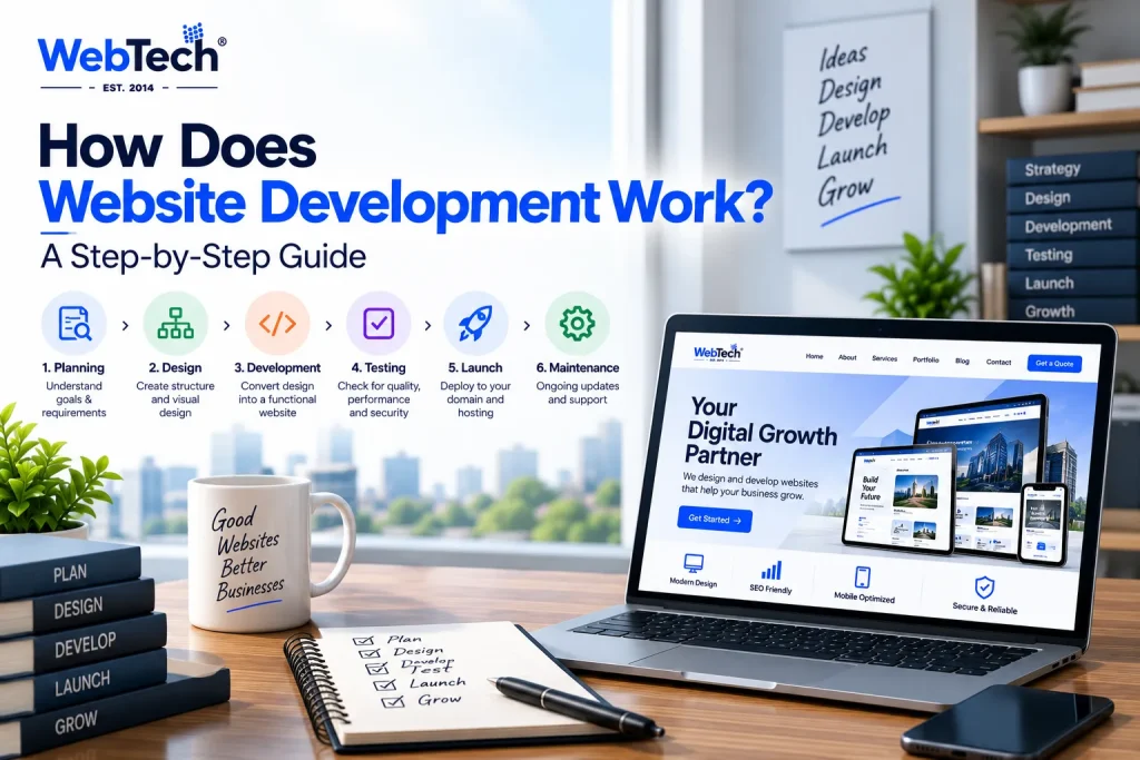 How does website development work A Step-by-Step Guide