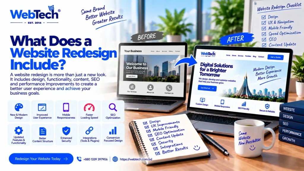 What Does a Website Redesign Include