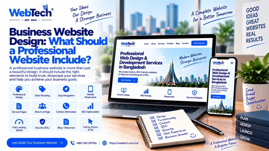 professional business website